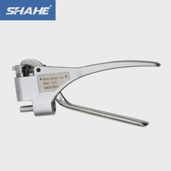 W-20 Portable Aluminum Alloy Webster Hardness Tester Metal Hardness Tester Durometer Durometro Hard