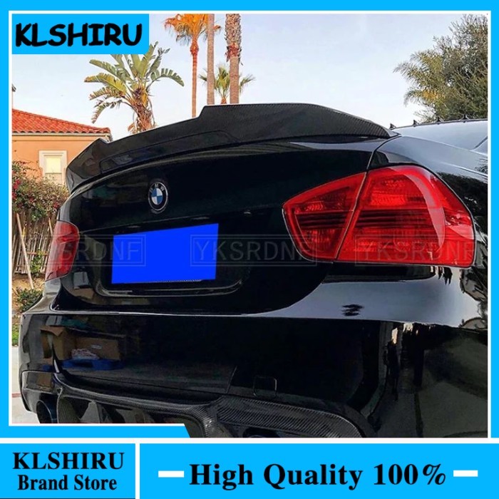 For BMW E90 Spoiler E90 Carbon Fiber/FRP 318i 320i 325i 330i E90 Rear Wing PSM 2005-2011