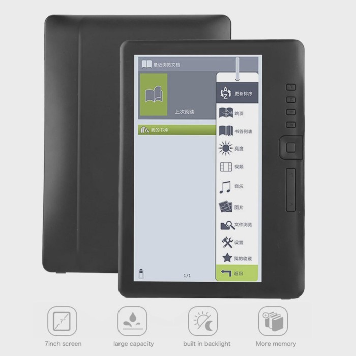 7inch Ebook Read Ebook Reader Digital Book Read BK7019 Portable Ebook Reader Colorful Screen Suppor