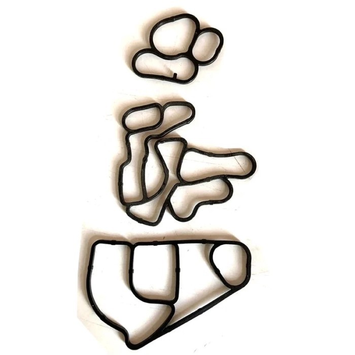 New Engine Oil Cooler Gasket Kits 3PCS Set 68148362AA For 2011-2018 Jeep Grand Cherokee 3.0 CRD