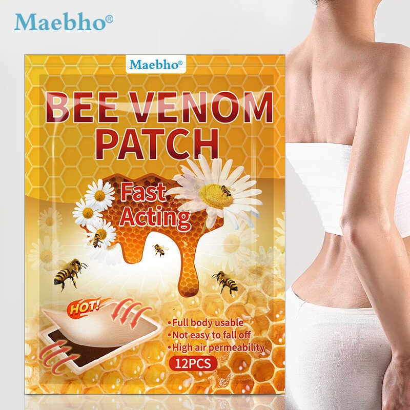 Bee Venom Care Patch Bee Venom เข่า Patch กระดูกสันหลังส่วนคอ Joint เข่าความร้อนไหล่คอ Body Care Joi