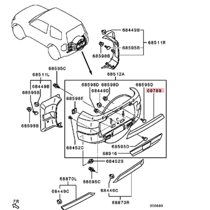 1 Piece Old Tire Up Board for Pajero V97 2007-2013 6430A106XA Spare Tire Cover for Montero V80 Door