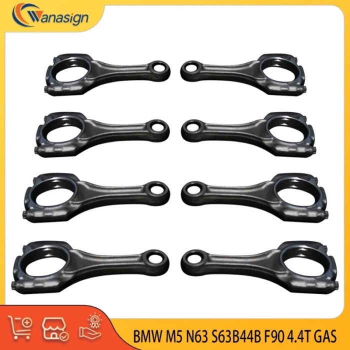 L=142.5MM ENGINE PARTS CONNECTING ROD KIT FOR BMW N63B44 S63B44B 4.4L M5 M6 X5M X6 X7 4.4 L T G30 F