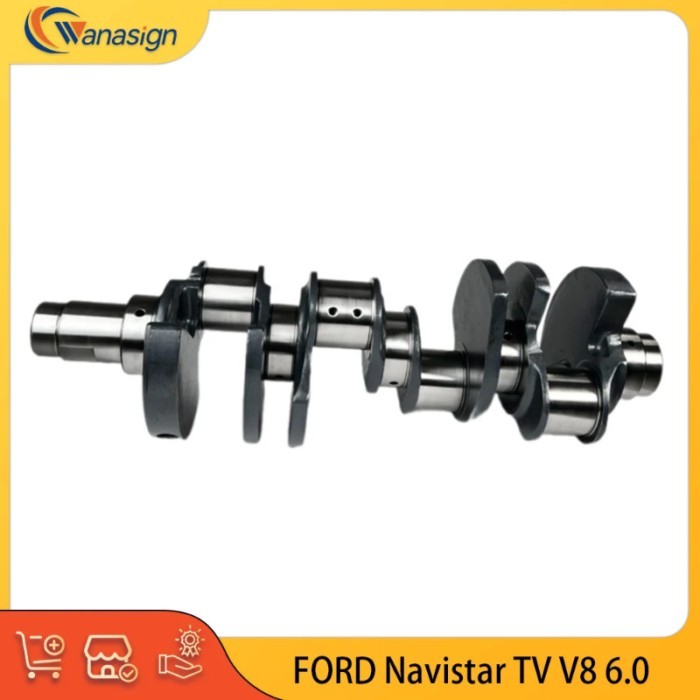 AUTO ENGINE PARTS Crankshaft Fit For FORD Navistar F-250 F-350 F-450 F-550 TV V8 6.0 Diesel 3C3Z-63