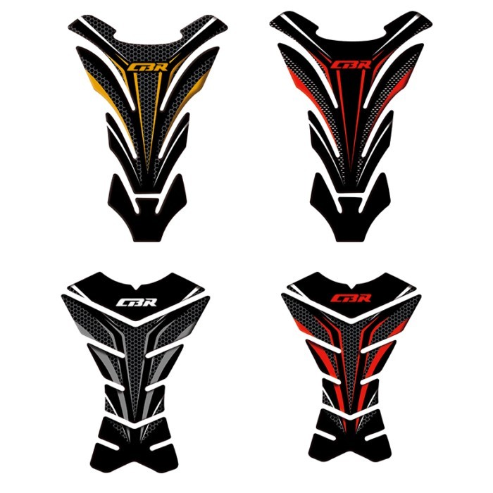 3D Carbon-look Motorcycle Tank Pad Protector Decal Stickers Case for Honda CBR 250RR 600RR 900RR 10