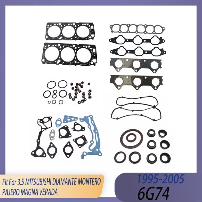 Engine Parts Cylinder Head Full Gasket Set Fit 3.5 L 6G74 GAS 24V 95-05 For MITSUBISHI DIAMANTE MON