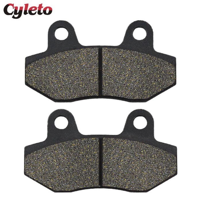 Cyleto Motorcycle Front Brake Pads for Hyosung RX 125 400 RT Karion 125 XRX Enduro GV125 Aquilla GV