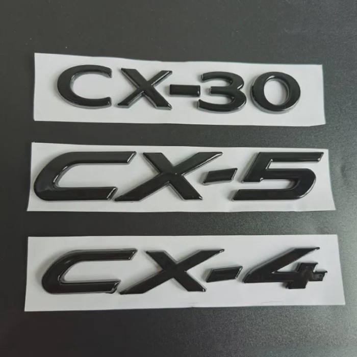 CX4 CX5 CX30 Letter logo Car stickers for Mazda CX-30 CX-4 5 Trunk Retrofit Accessories Displacemen