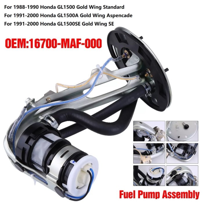 16700-MAF-000 Motorcycle In-Tank Fuel Pump for Honda Goldwing GL1500 GL1500A GL1500I /SE 1988-2000