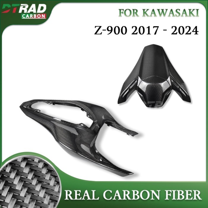 For KAWASAKI Z-900 2017 - 2023 2024 Z 900 Z900 Carbon Fiber Accessories Motorcycle Rear Tail Seat U
