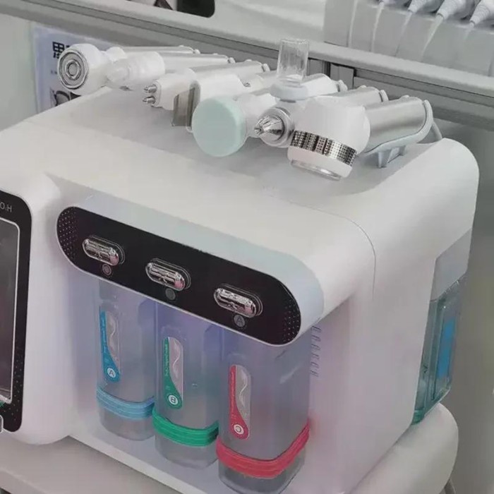 7 In 1 H2O2 Water Ox--ygen Jet Peel Hydro Beauty Skin Cleansing Hydro Dermabrasion Facial Machine W