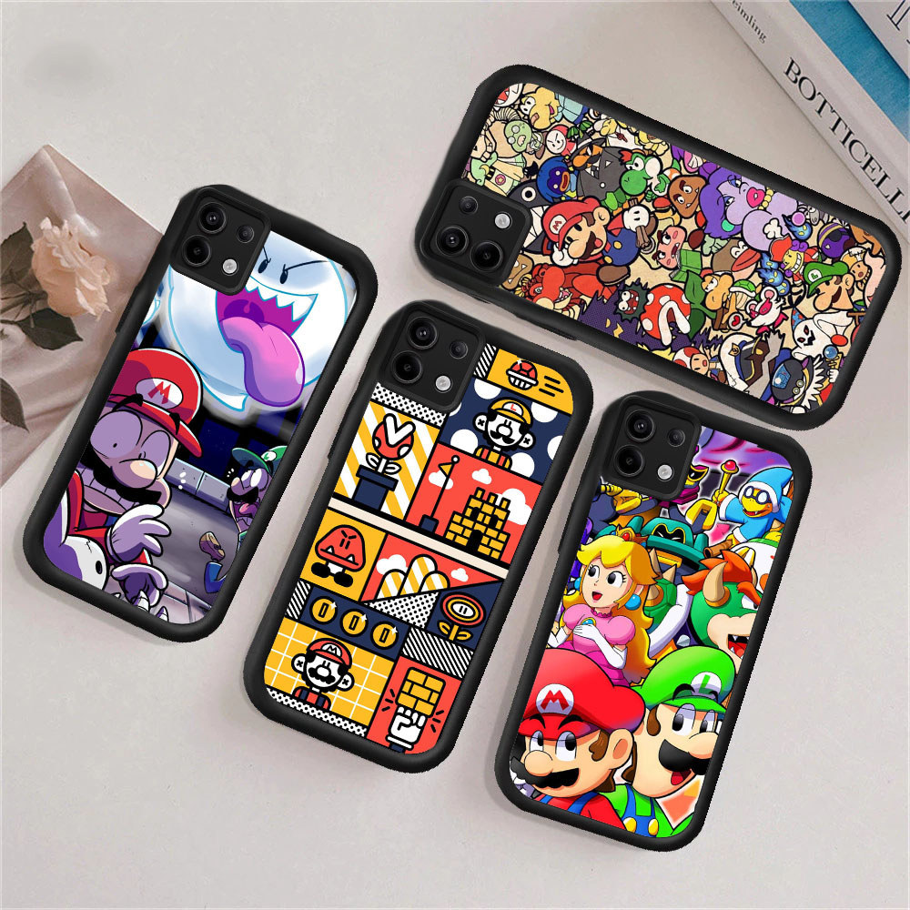WA35 Mario Casing สําหรับ Hp ชุบ Infinix Smart Note 40 5 6 8 Ram2 7 Ram3 Plus Pro 5G TPU วัสดุ