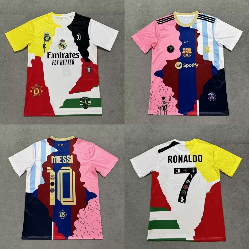 เสื้อฟุตบอลผู้ชาย Ronaldo Messi Special Edition