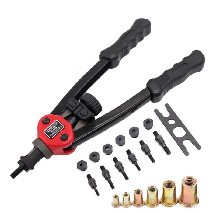 Riveting Gun BT-605 Double Manual Riveting Nut Gun M3-M10 Rivet Gun Portable Nut Riveting Pliers Ma