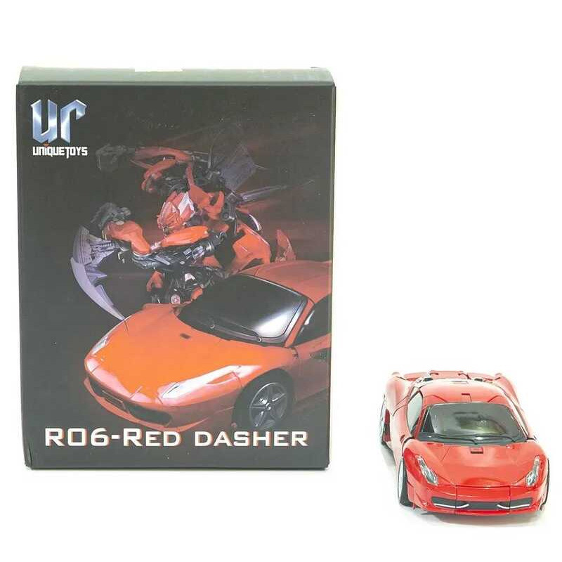 New Transformation Toys Unique Toys UT R-06 R06  Red Dasher Dino Movie version Action Figure toy in