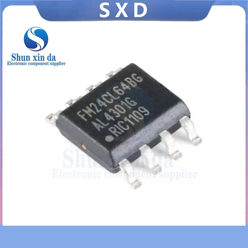 5PCS FM24CL64B FM24CL64B-GTR FM24CL64BG SOP-8 SMD IC 64Kbit I2C อินเทอร์เฟซ FRAM Ferroelectric หน่วย