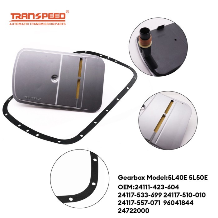 5L40E 5L50E Transmission Oil Filters Pan Gasket Kit 24111423604 For BMW CADILLAC