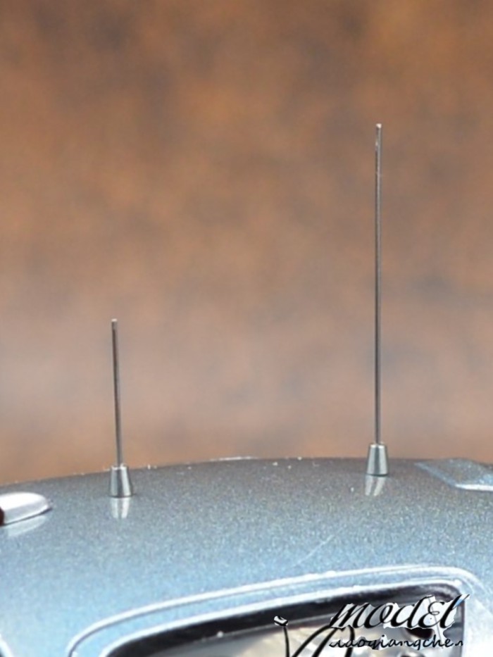 คลังสินค้าพร้อม CMC EXOTO C9 Autoart R390 787B XJR9 G500 G55 1/18 อุปกรณ์เสริมเสาอากาศ