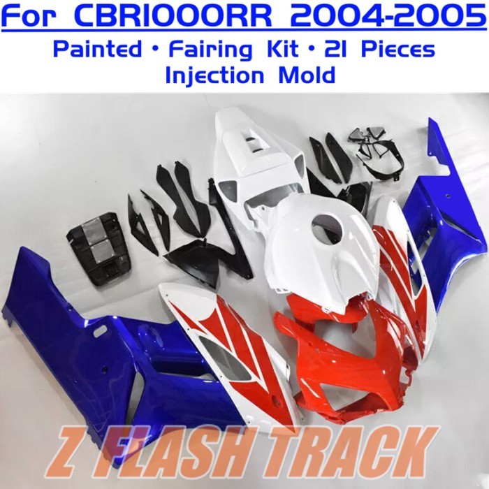 For Honda CBR1000RR CBR 1000RR 1000 CBR1000 RR 2004 2005 Cowl Plastic Body Fairing Kit Bodywork Inj