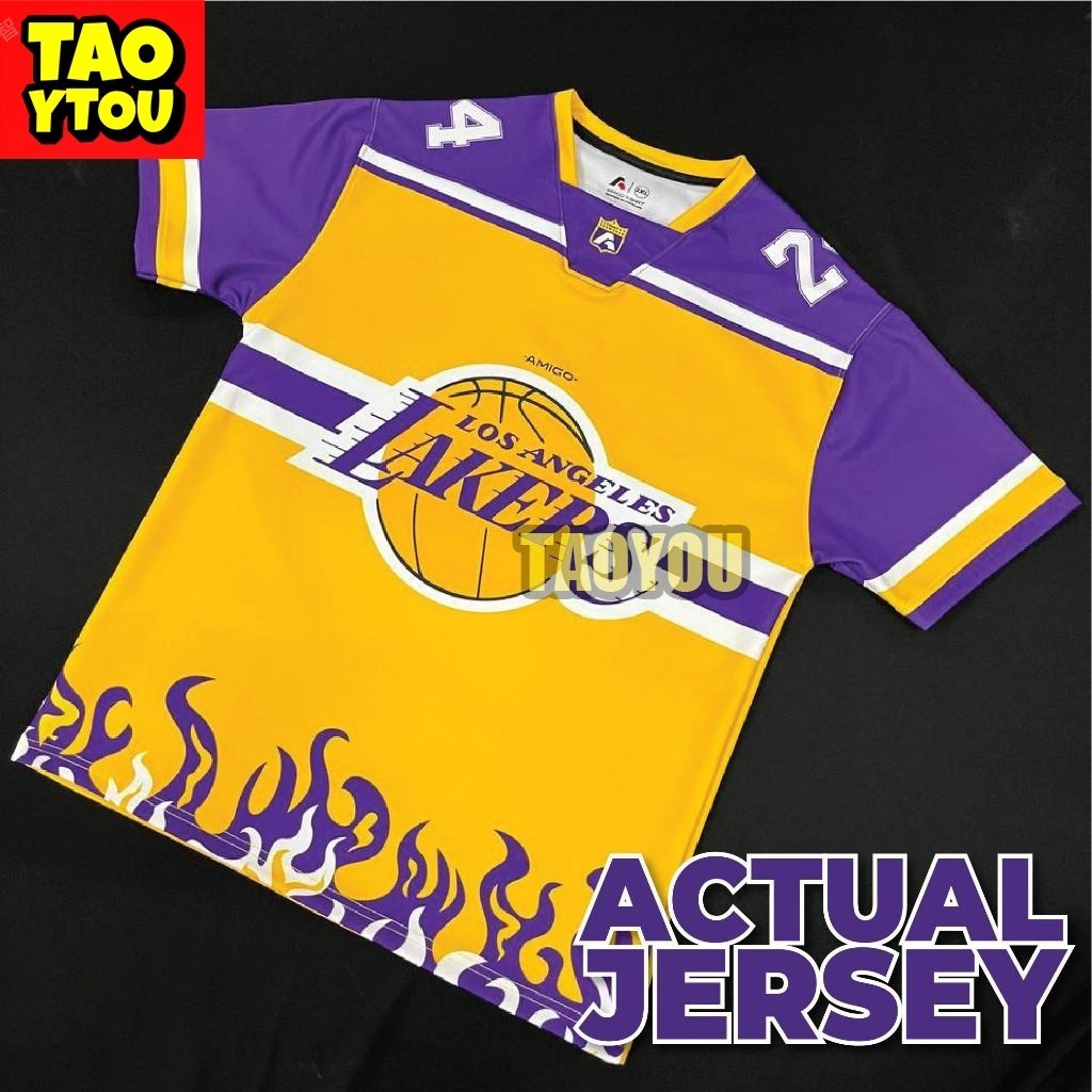 NFL Sublimation Microfiber Jersey tshirt Design Lakers baju jersi baju jersey viral tiktok jersey