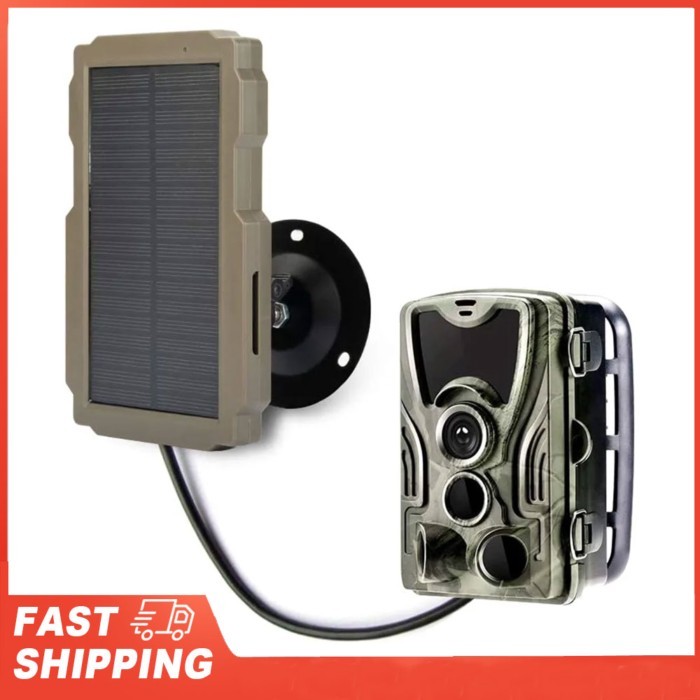 3000mAh 6V-12V Rechargeable Solar Charger Trail Game Camera Solar Panel Kit for Hunting Camera