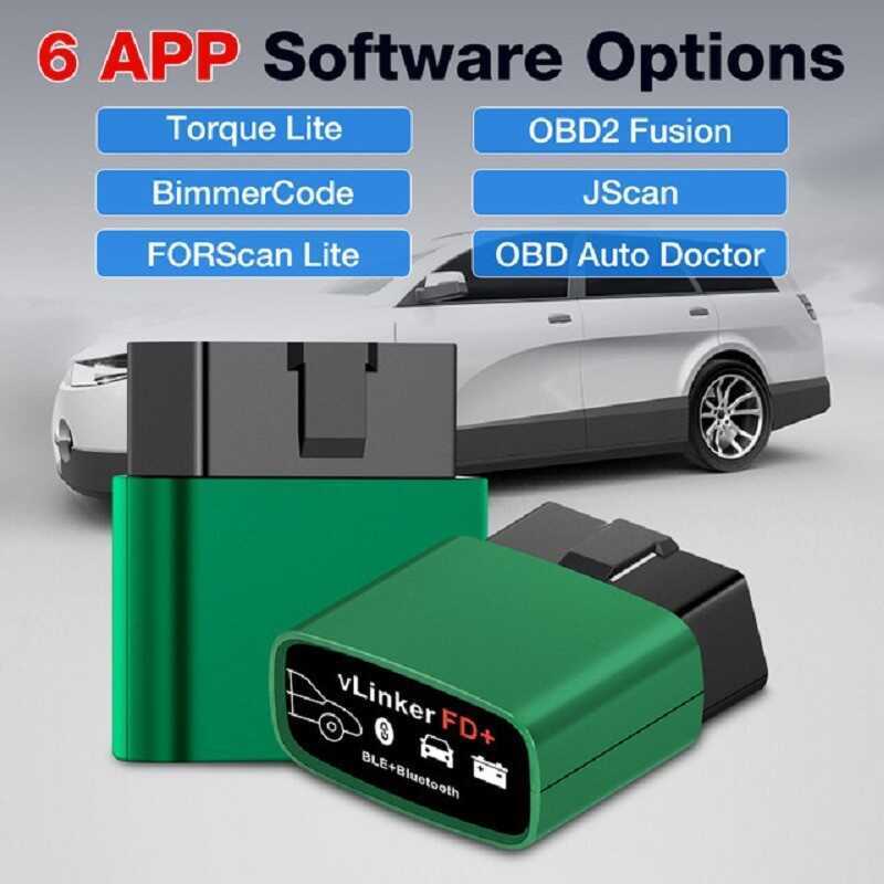 VGATE vLinker FD OBD2 V2.2 蓝牙汽车ในการขนส่งในวัยแรก