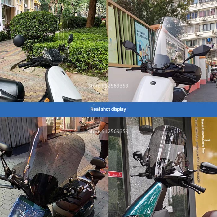 For Ninebot E200PMK2 Motorcycle indshield Modified Windshield Modified Front Windshield E200 PMK2