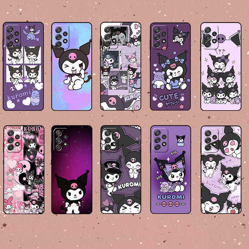 SAMSUNG สําหรับSamsung A03S A03 A04 A04E A04S A05 A05S A06 Kuromiส่วนบุคคลเคสโทรศัพท์