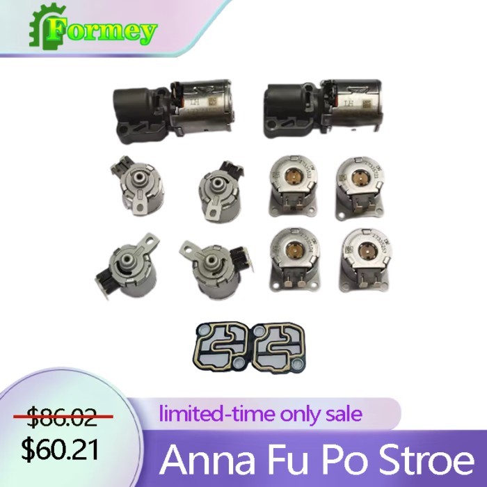 DQ250 02E DSG 6-Speed Transmission Valve Solenoids Kits 02E325025AJ 02E321371E For A3 Q3 Seat Toura