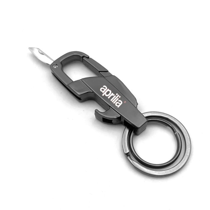 For Aprilia Titanium Motocar KeyChain Super Lightweight Titanium EDC Tool Keychain Hanging Buckle M