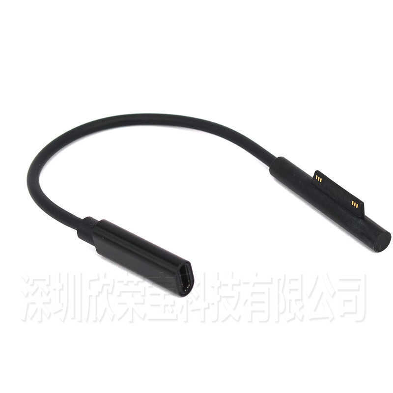 Power Fast Charge Type-C Female to surface pro5 Magnetic Conversion Cable 15cm Tablet PC to Plug-In 