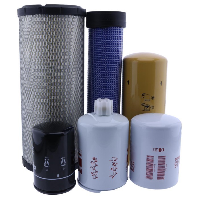 Maintenance Filter Kit for Cummins Engine 4B3.9 CASE SkidSteer Loader 1845C 1840