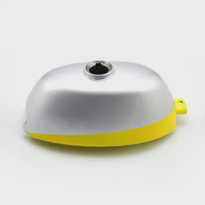 Gas Fuel Tank for Honda Mini Trail Z50 Z50J Z50R Monkey Bike 50CC silver & yellow