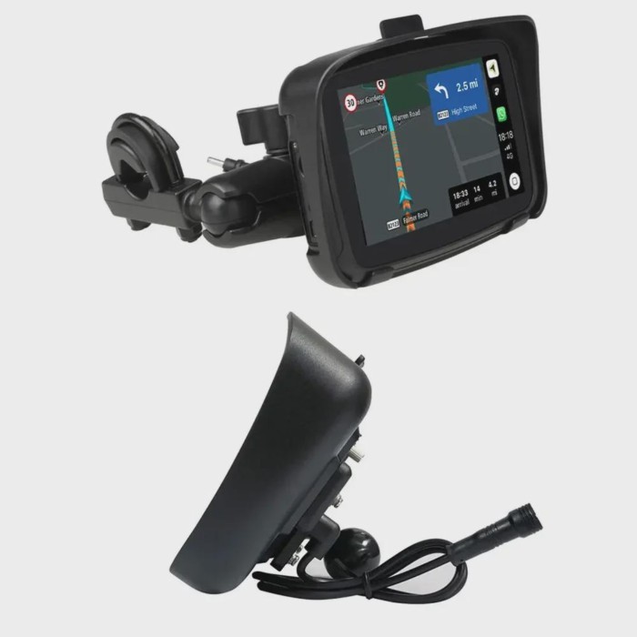 5-inch touch screen carplay portable GPS motorcycle navigation for BMW ios
