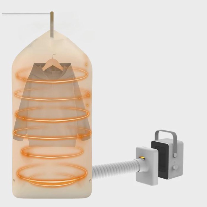 Portable Clothes Dryer Mini Dryers Small Compact Foldable Electric Drying Machine With Dry Bag For