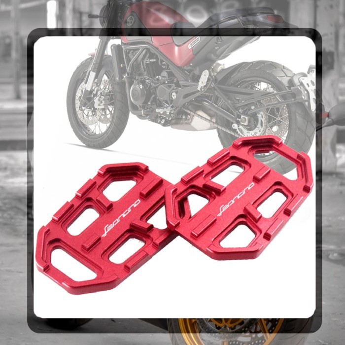 For Benelli Leoncino 500 Leoncino500 BJ500 BJ 500 Motorcycle CNC Aluminum Passenger Footrests Front