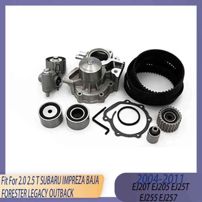 Engine Part Timing Belt & Water Pump Kit Fit 2.0 2.5 L T EJ20T EJ25T EJ255 EJ257 For SUBARU IMPREZA