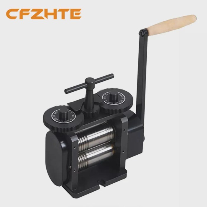 RM01 PEPE Roller Machine, Flat Rolling Mill 110mm For Making Flat, Square & Half Round Sheet Stock,