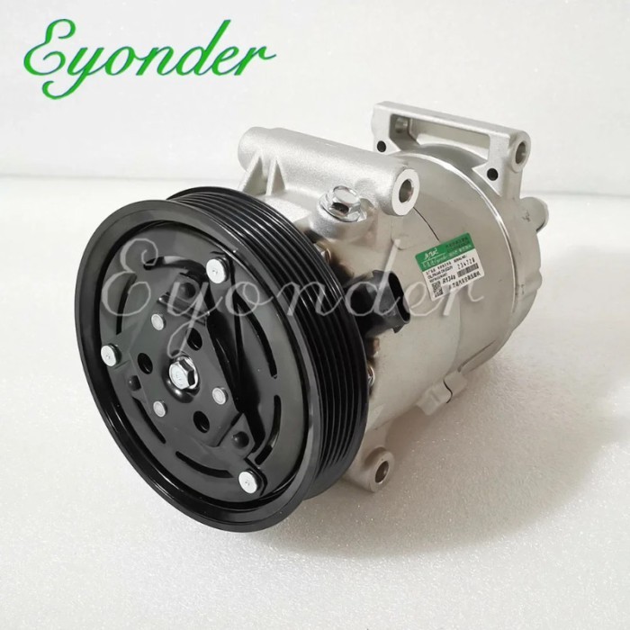 Air Conditioning Compressor AC A/C Cooling Pump PV6 for Nissan DUALIS J10 JJ10 ALMERA N16 1.5 K9K 1