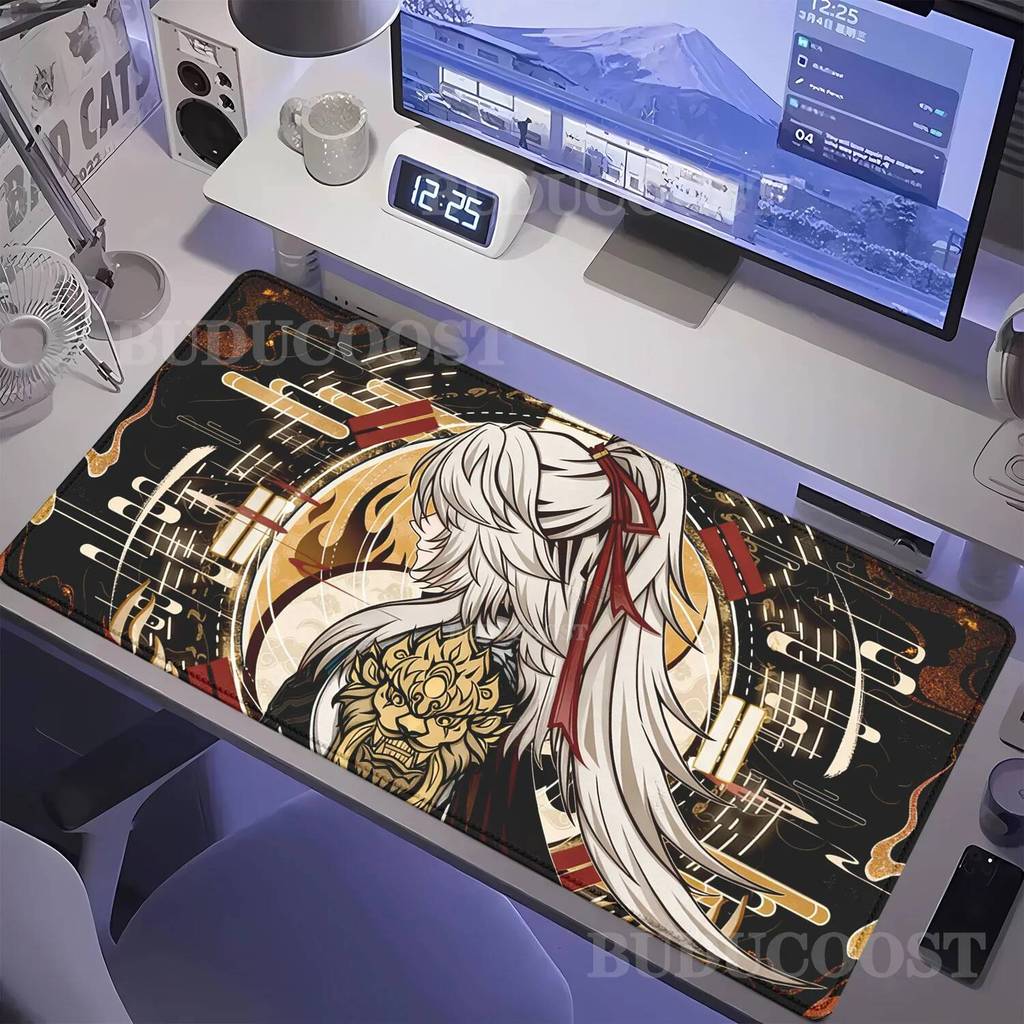Mousepad Honkai Star Rail HSR Jing Yuan Cyrene Kainon เกมคีย์บอร์ดเกมคอมพิวเตอร์แผ่นรองเมาส์ยางสํานั