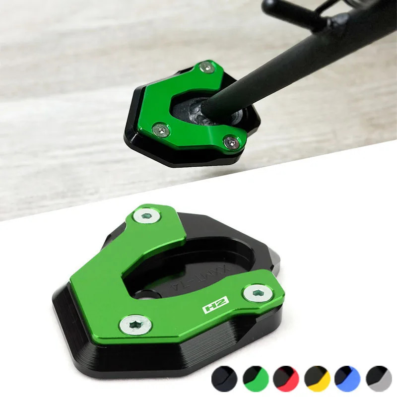 รถจักรยานยนต์ Kickstand ขาตั้งขยายแผ่น Pad Fit สําหรับ ZH2 ZH2 Z H2 2019-2024