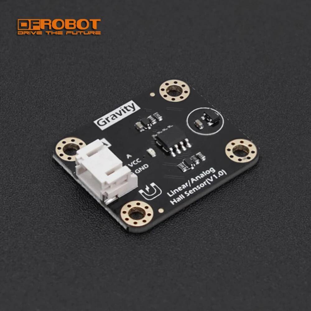 DFRobot ความแม่นยําสูงแรงโน้มถ่วง Linear Analog Hall Effect Sensor ±1200 GS สําหรับ North South Pole