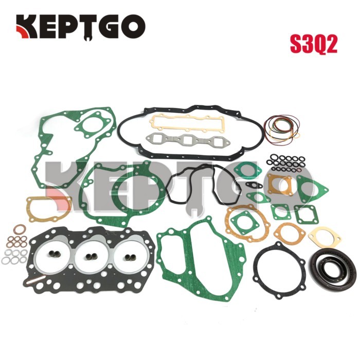 New S3Q2 Full Gasket set kit FOR Mitsubishi S3Q S3Q2 S3Q S3Q2 Gasket kit Tractors Excavator Diesel