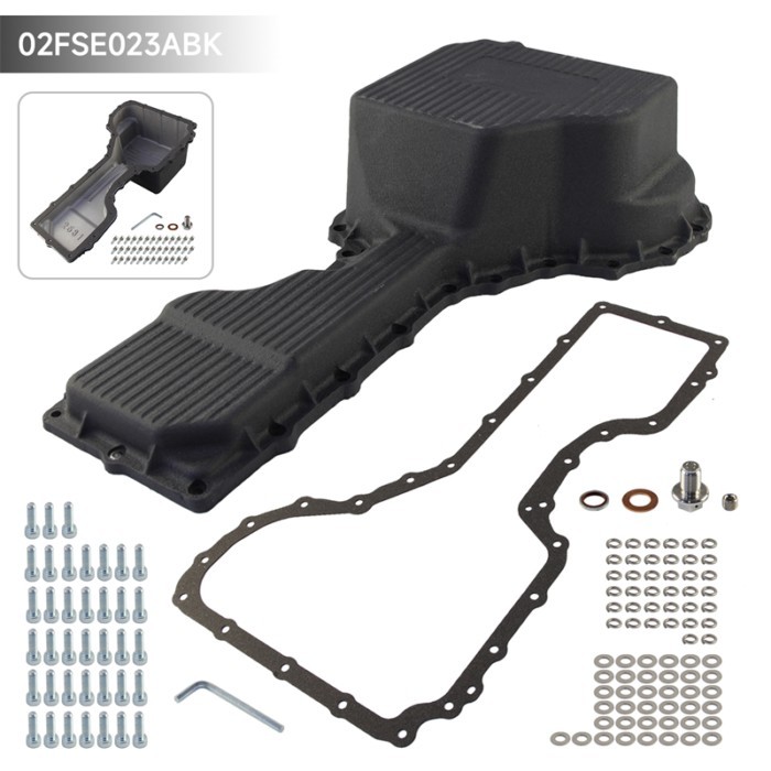 Oil Pan Aluminum Raw Heavy Duty For Chevy/GMC Silverado 2017-2019 6.6L Duramax L5P 2500HD 3500HD V8
