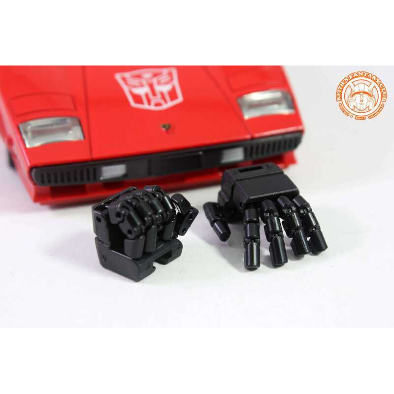 New Transformation Toys KFC Upgrade kit KFC Toy KP10 Posable Hands for MP12 MP14 Sideswipe Red Aler
