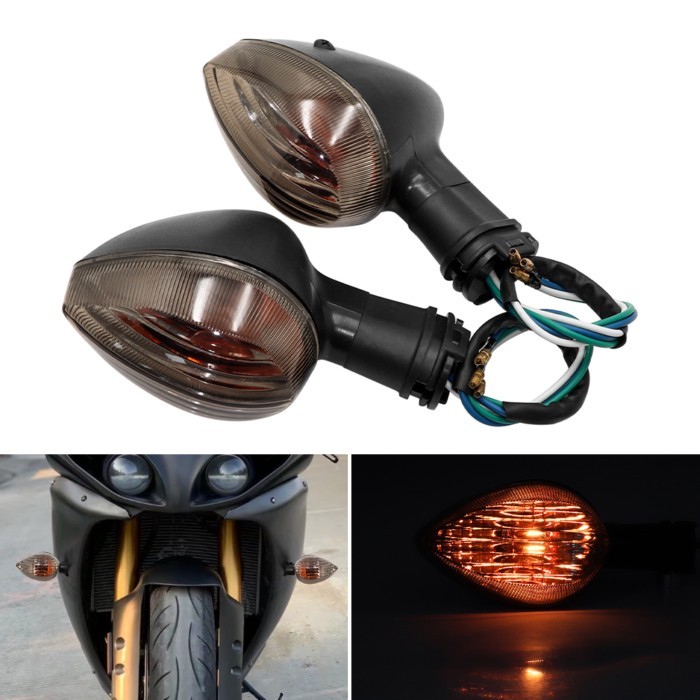Waase Turn Signal Indicator Blinker Amber Bulb Light for Yamaha YZF R1 R3 R6 R15 R25 R125 MT25 YBR1