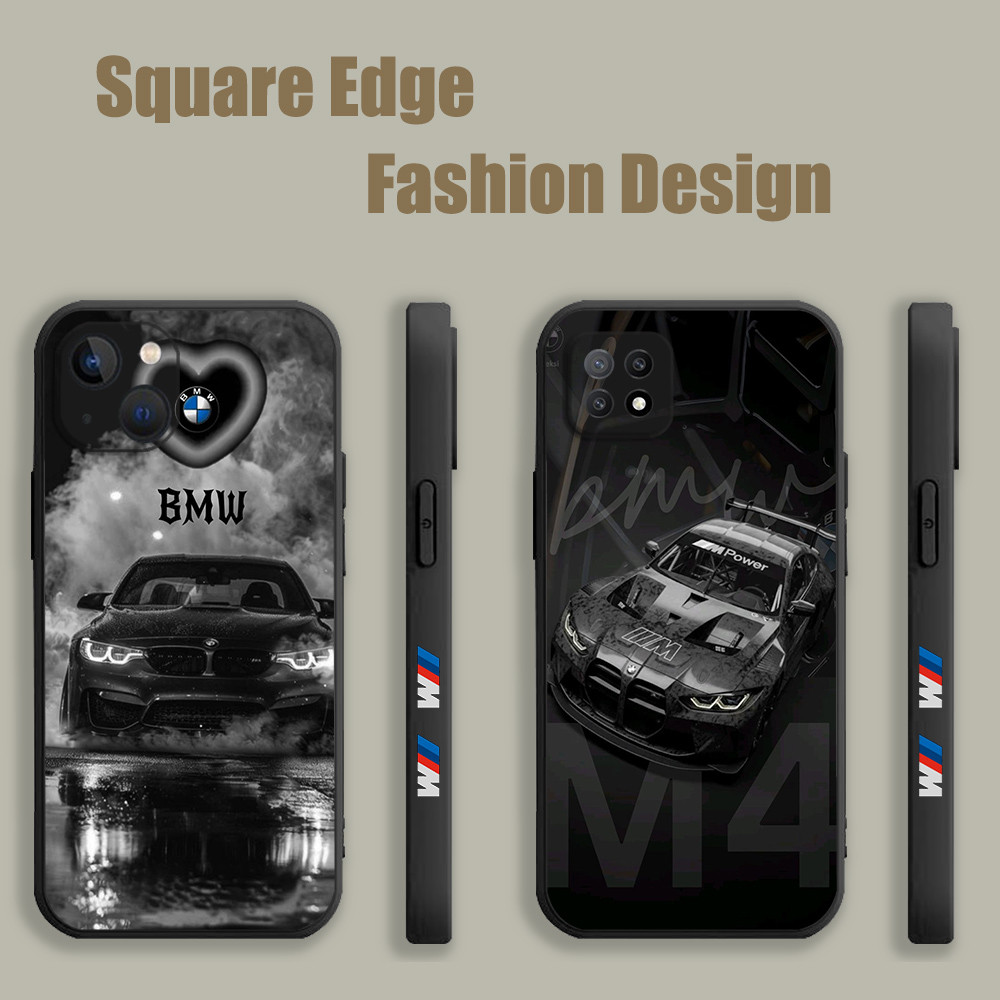 ปลอกสําหรับ Redmi หมายเหตุ 12 Turbo K70 12 13 Pro A3 14C หมายเหตุ 14 Bmw M4 สีดํา SZA91 เคสโทรศัพท์ข