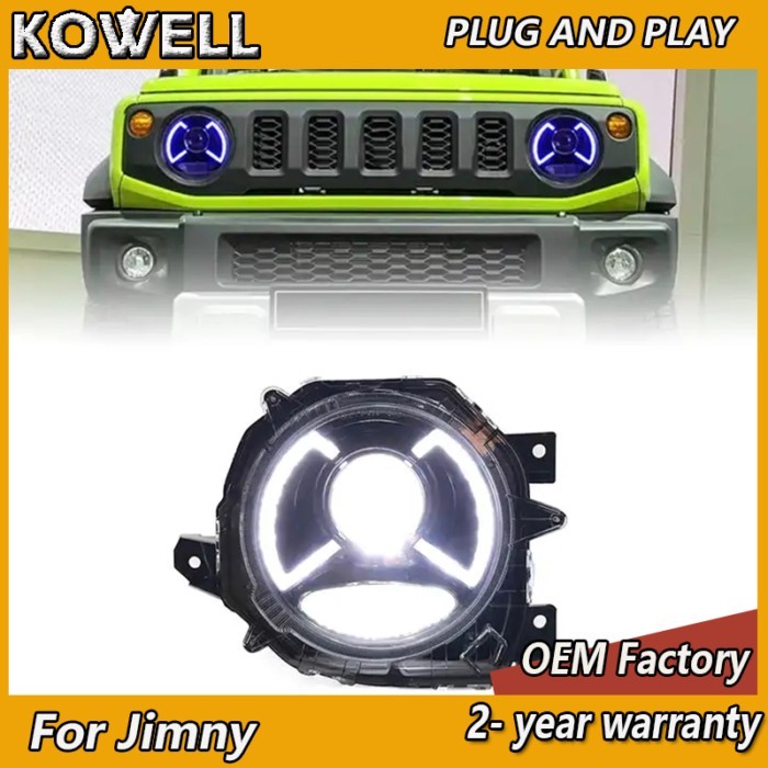 Car Styling for Suzuki Jimny Headlight 2018-2020 Jimny Head Light DRL Turn Signal High Beam Angel E