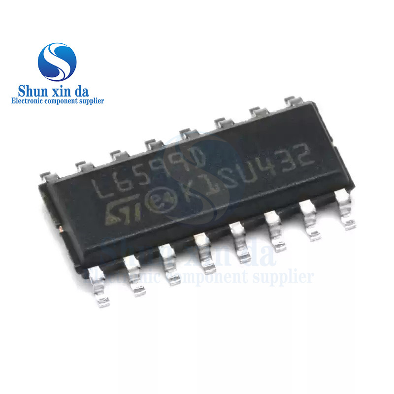 5PCS L6599DTR L6599AD L6599ADTR L6599 SOIC-16 ตัวควบคุมการสลับ Hi Vltg resonant Controller ผลิตภัณฑ์