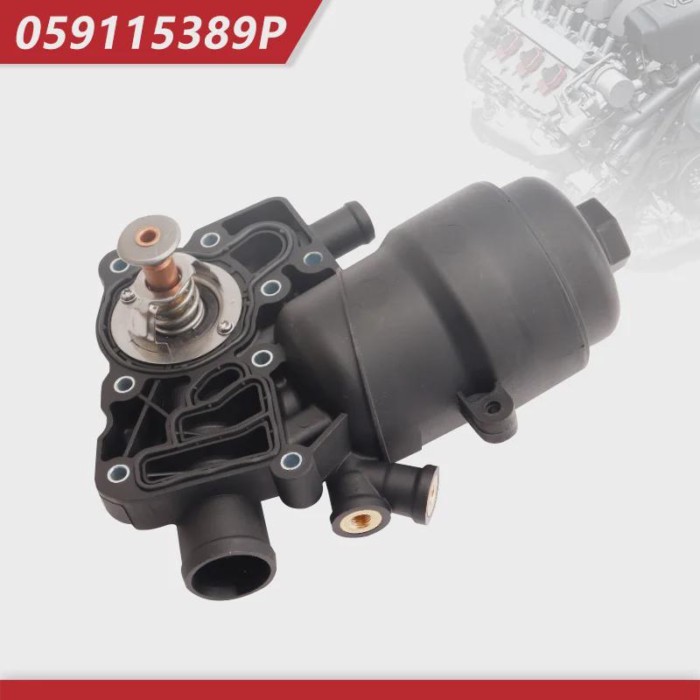 1pcs 059115389P 059115389G 059115389K 3.0L TDI V6 Engine Oil Filter Housing for Audi A6 Quattro A7